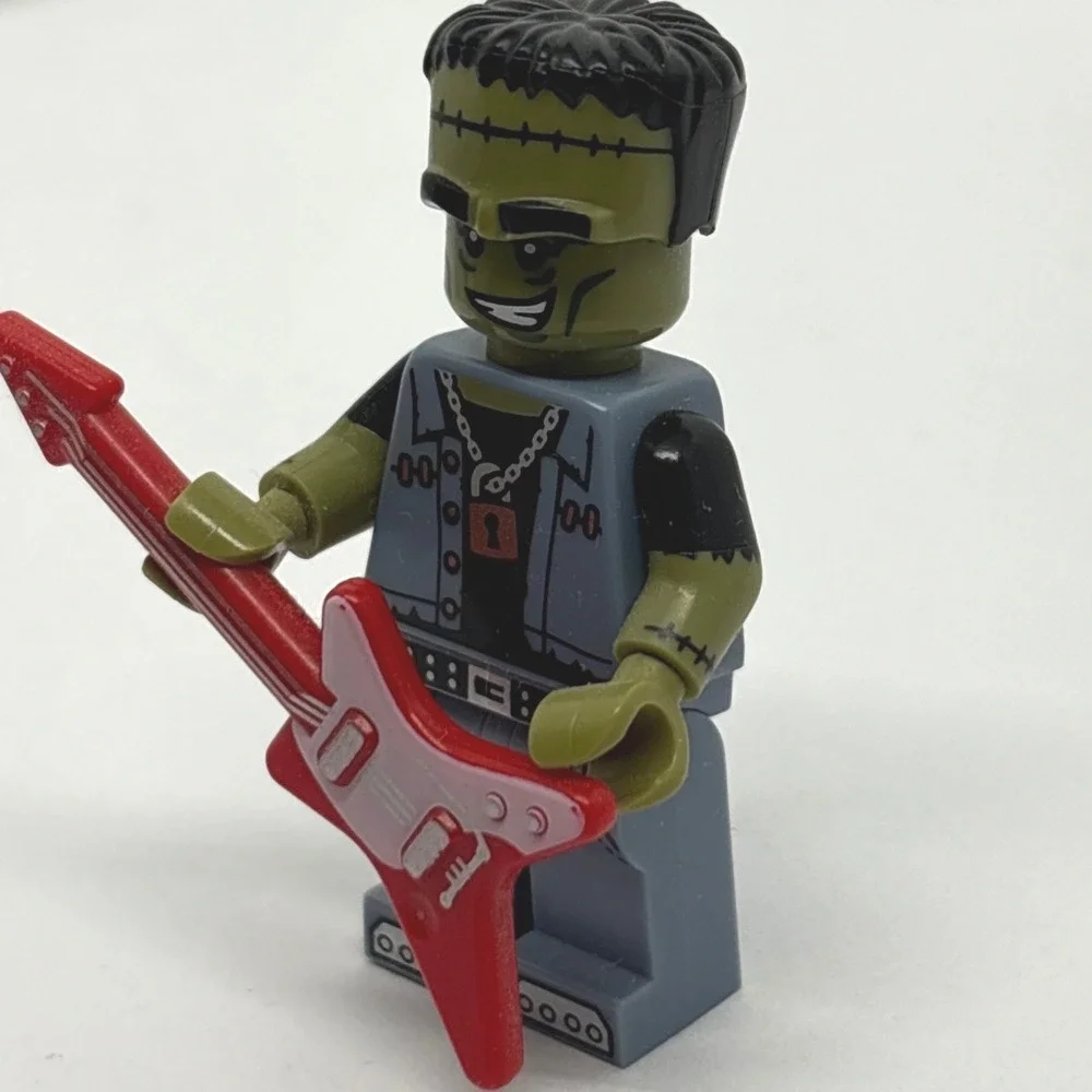 LEGO Monster Rocker Frankenstein Guitar Series 14 Minifigure 71010 Halloween